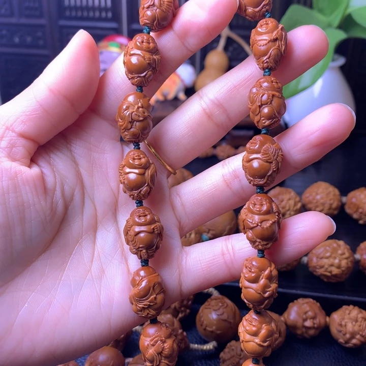 橄榄核手串/手链十八弥勒13尺寸