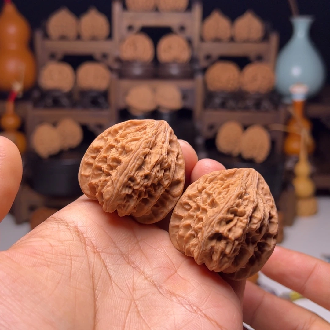 把件文玩核桃41火焰马蹄