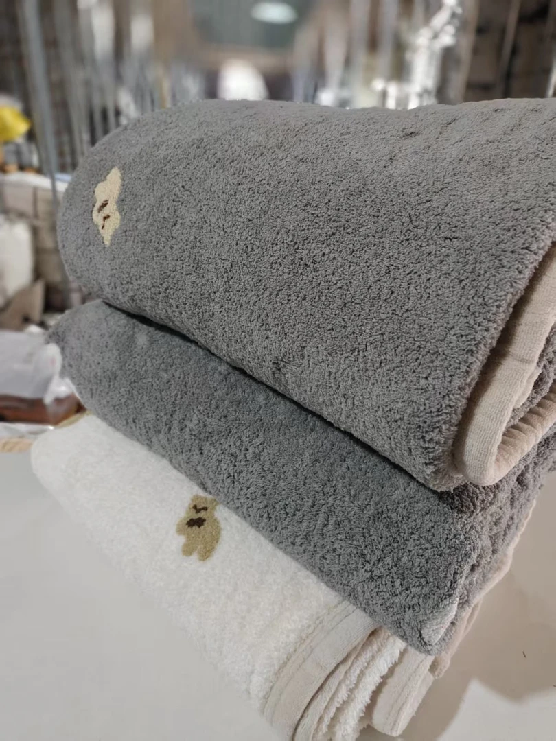 秋冬季 280g毛巾绒绣花保暖舒适家用多工艺绒毯