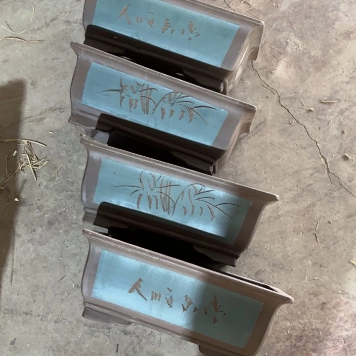 紫砂花盆             100-4