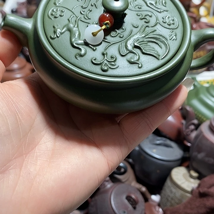 紫砂茶壶内磕微瑕