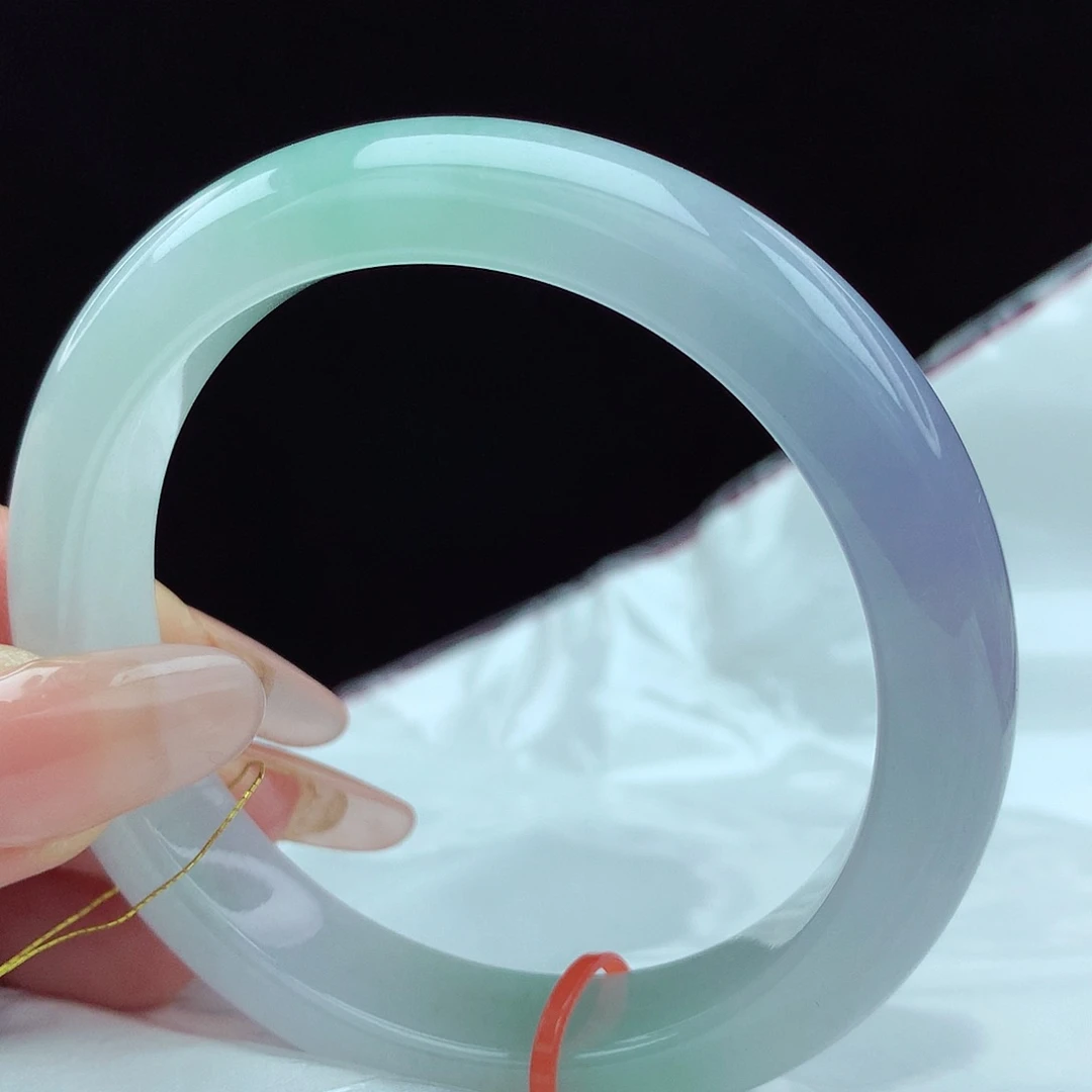 翡翠手镯未镶嵌-**-56圈732