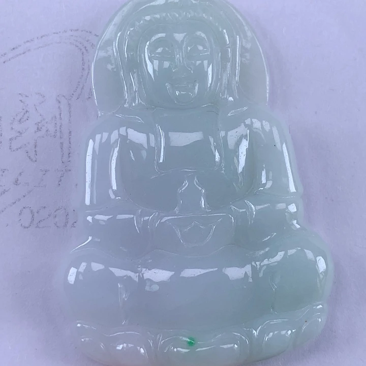 颈饰未镶嵌翡翠观音