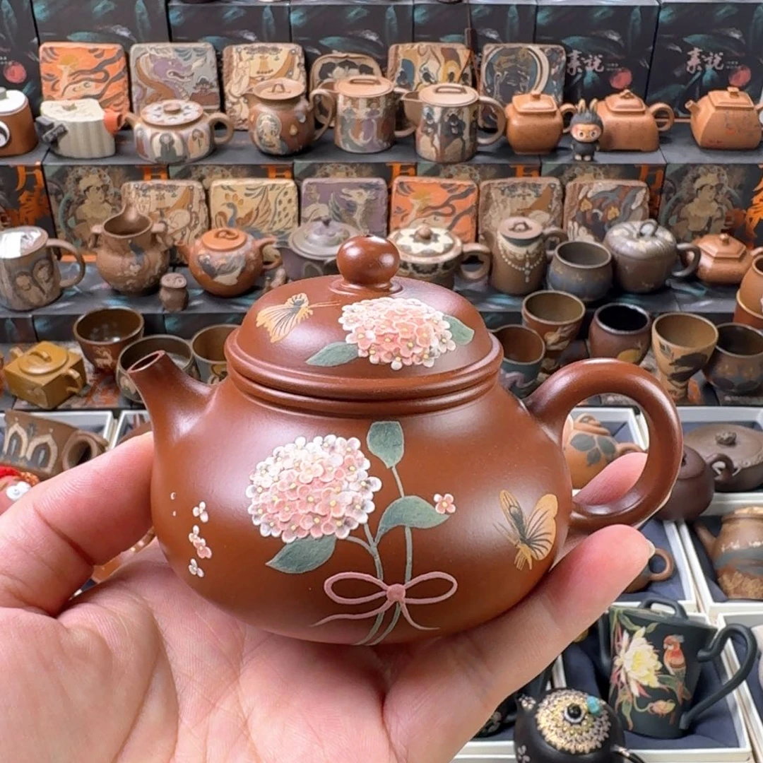 茶壶紫砂140cc原矿精工半手