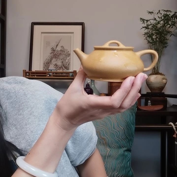 西***甜茶壶紫砂老宕黄金段泥