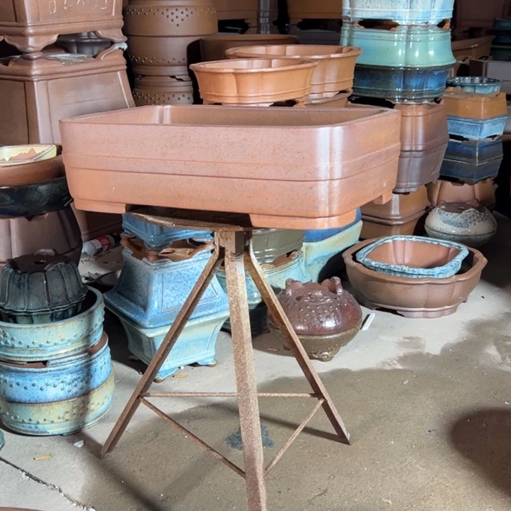 用***8紫砂花盆微瑕处理