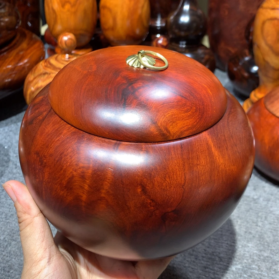 南***居木缅花茶叶罐特价一个