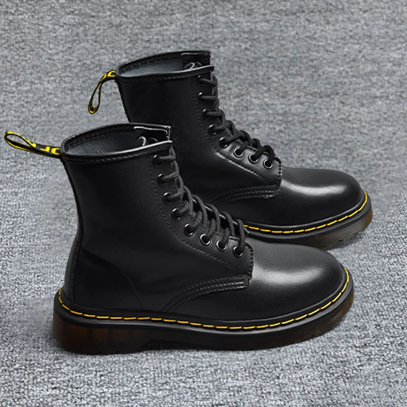 dr马丁靴女英伦风2025新款真皮工装靴子1460八孔软皮短靴早秋百搭