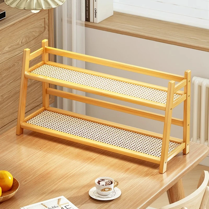 茶杯架架子茶具壶放收纳置物架中式桌面博古架茶壶展示摆放小型架