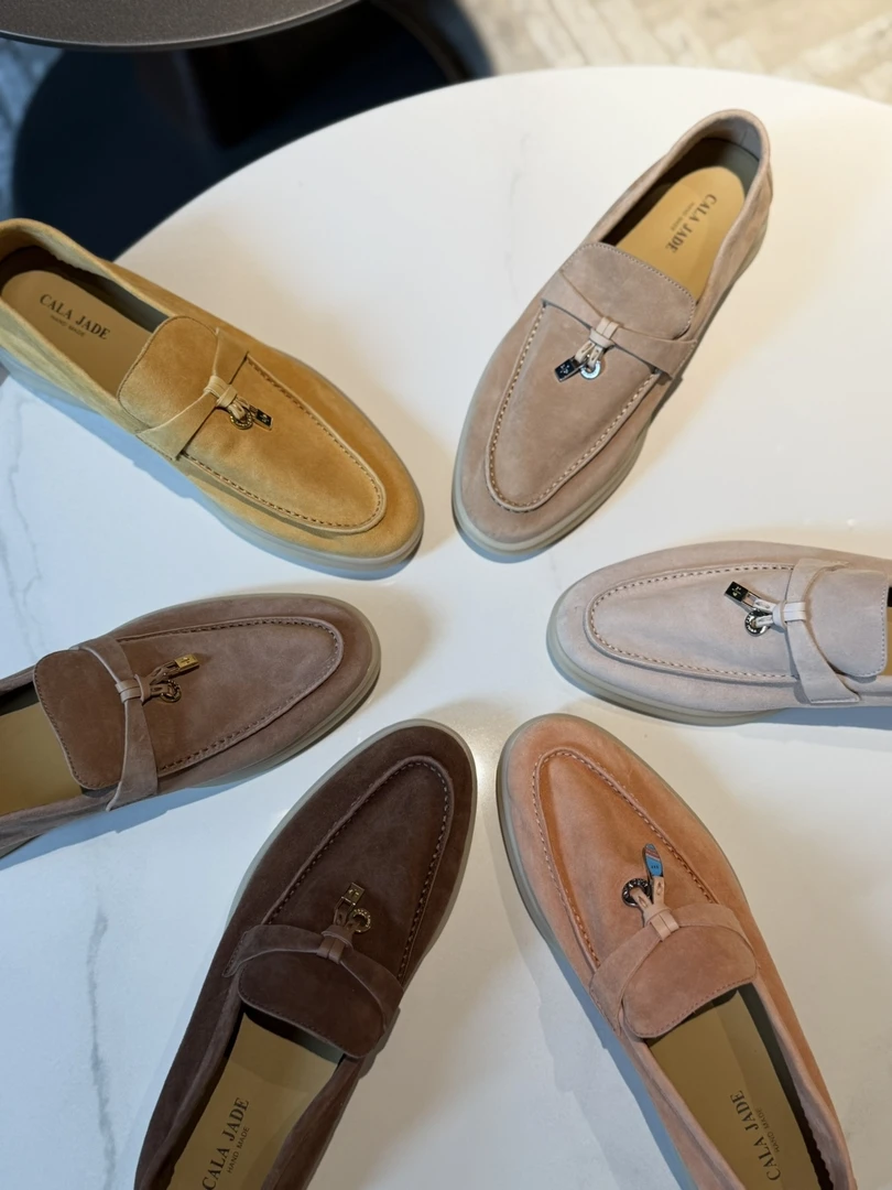 质感jue了~人手一双好穿LP老钱summerwalk休闲乐福鞋大码女鞋43码