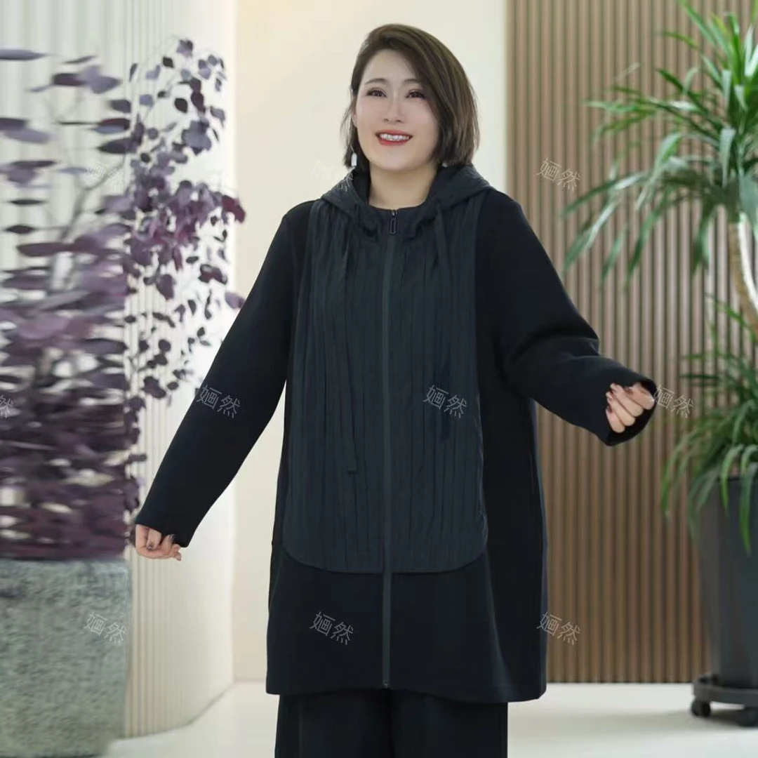 中空果冻曼巴棉外套中长款软糯时尚叠搭层次有型大码秋季风衣女潮