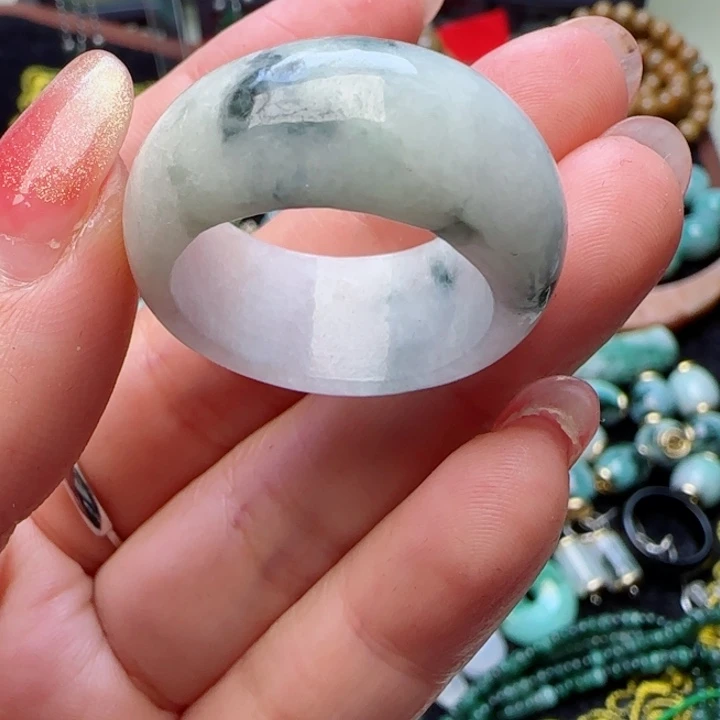 翡翠戒圈未镶嵌天然A货68