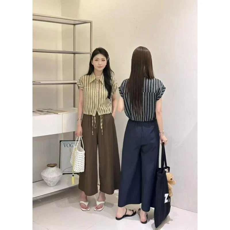 PDK6632洋气气质简约通勤时尚短袖显瘦风西域风女士衬衫