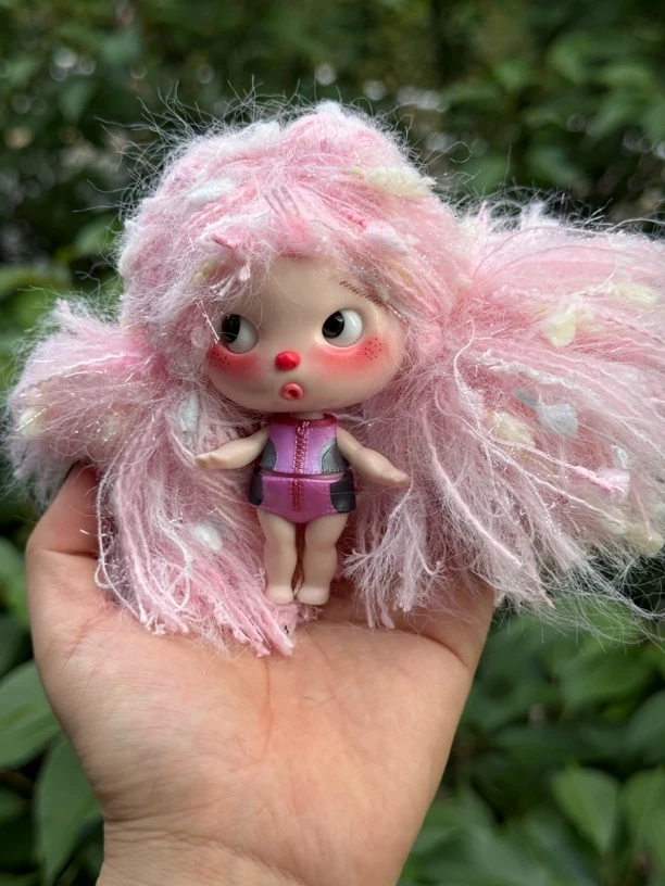 意象怪尾的手工娃娃 备注包挂或者项链 默认做项链