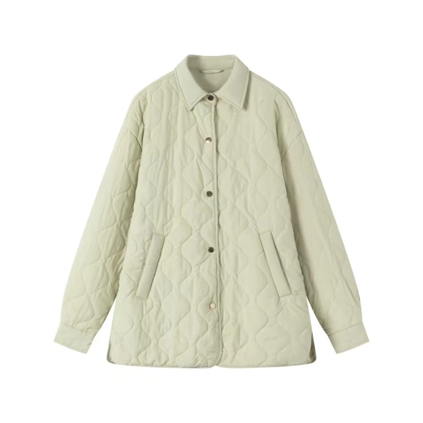 2025时尚男女款Polo领膨刻气绒服-218