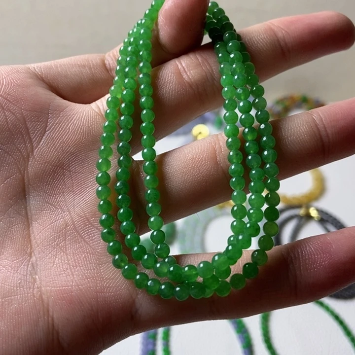 定制翡翠未镶嵌缅甸翡翠A货卡3.9