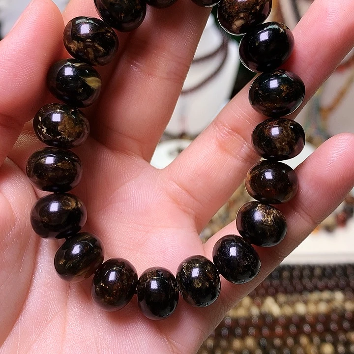 未镶嵌琥珀手串抚顺琥珀