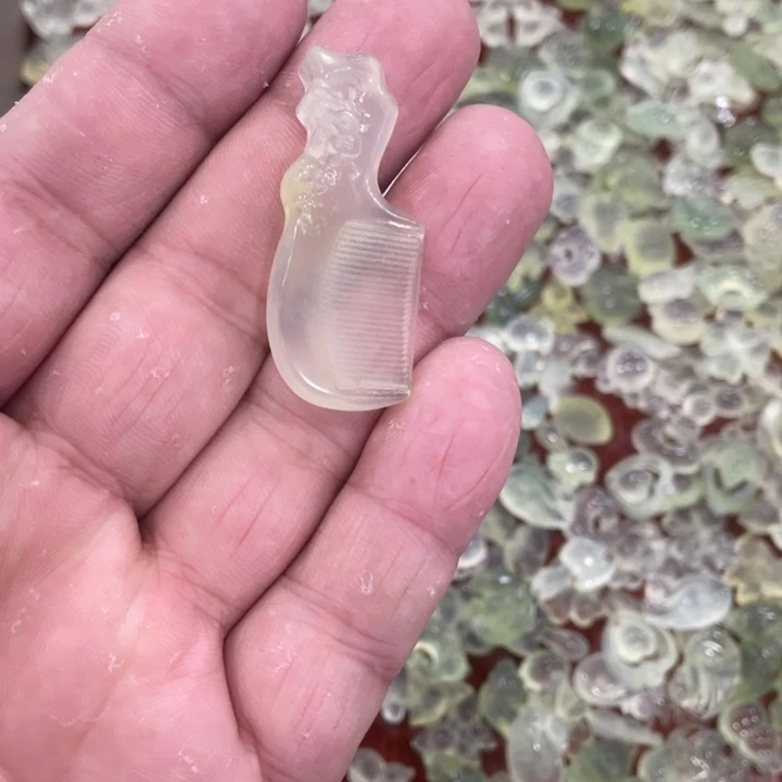 蛇纹石玉合金颈饰