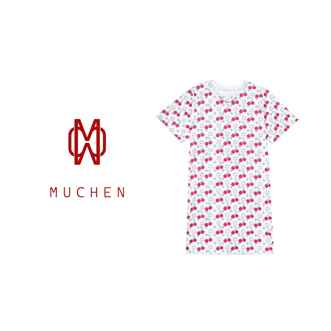 【MUCHEN】印花连衣裙高级碎花夏季9310