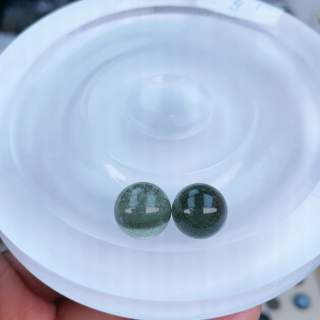 水晶单珠打孔不退不换未镶嵌