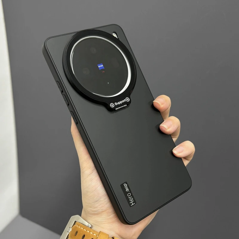 一体支架适用vivox200Ultra手机壳新款磨砂X200S隐形镜头全包防摔