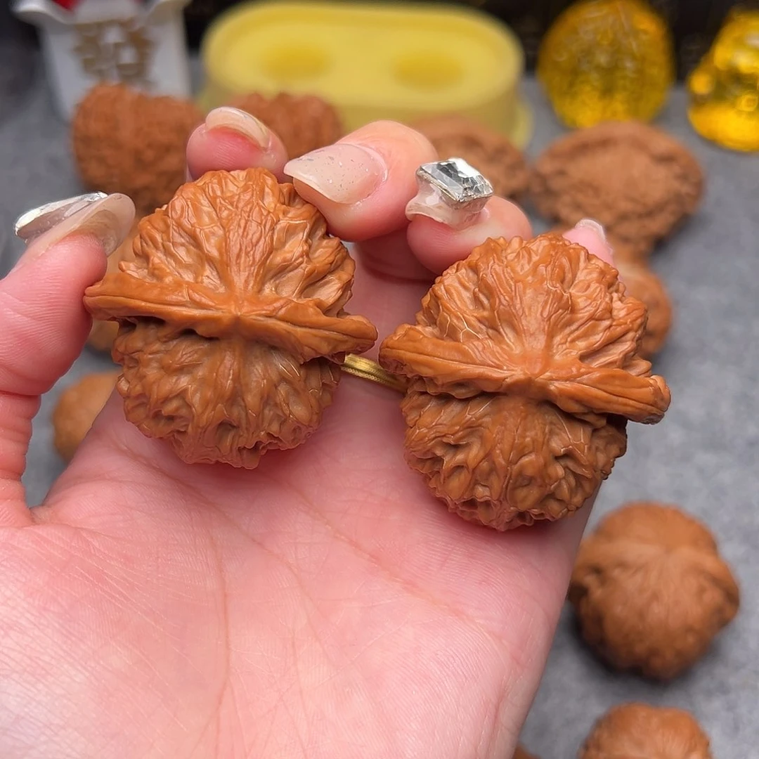 把件文玩核桃毕业精品精配金麒麟41.5全品克51+绝配