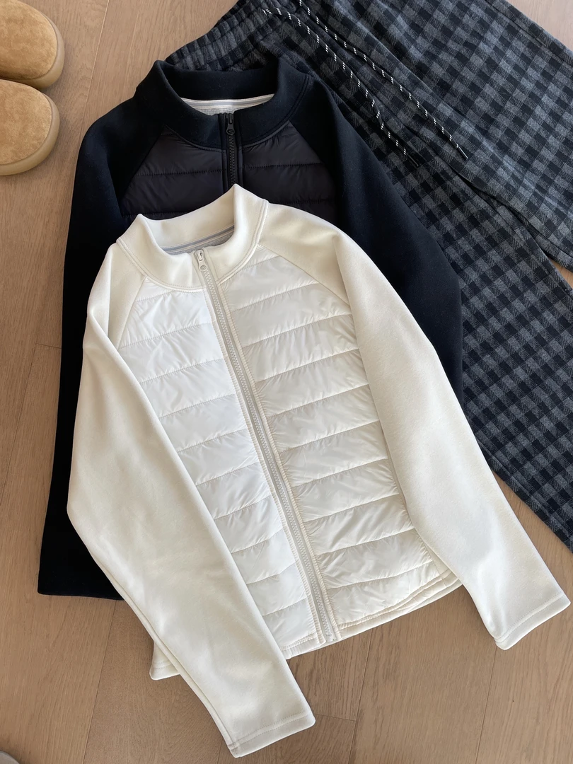 新款秋冬保暖立领小蛮腰运动打底棉服修身短款收腰显瘦外套660