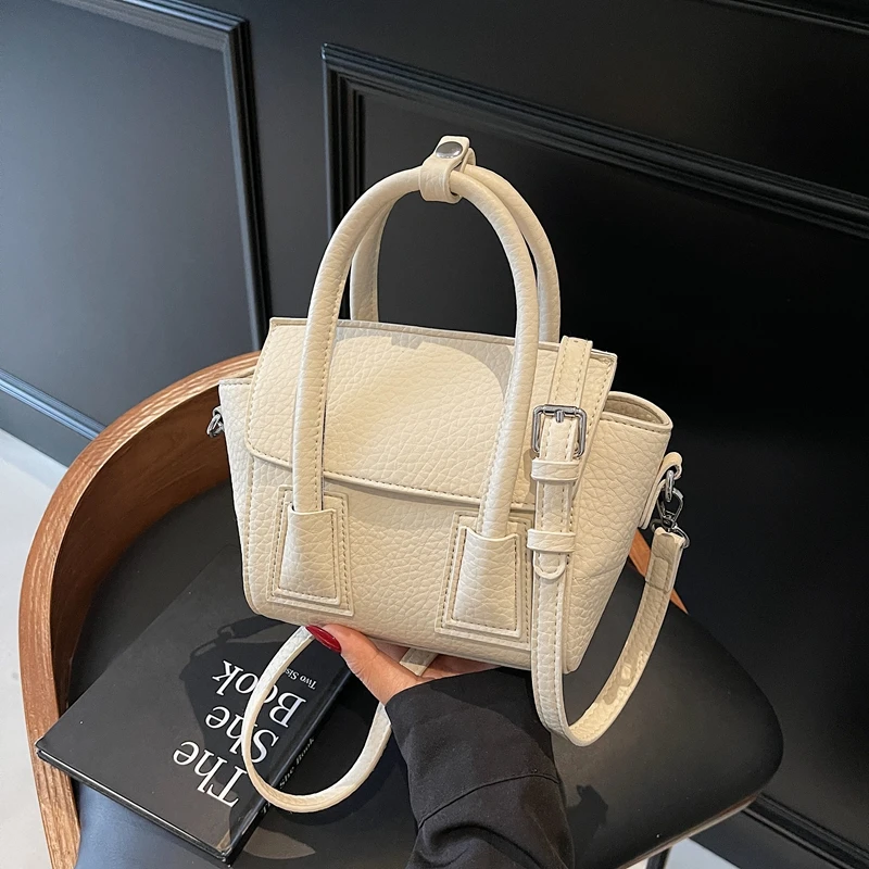 2025春夏新款小众时尚百搭通勤手提包包大容量单肩斜挎包