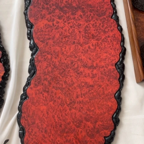 东非黑黄檀（紫光檀）足**刀