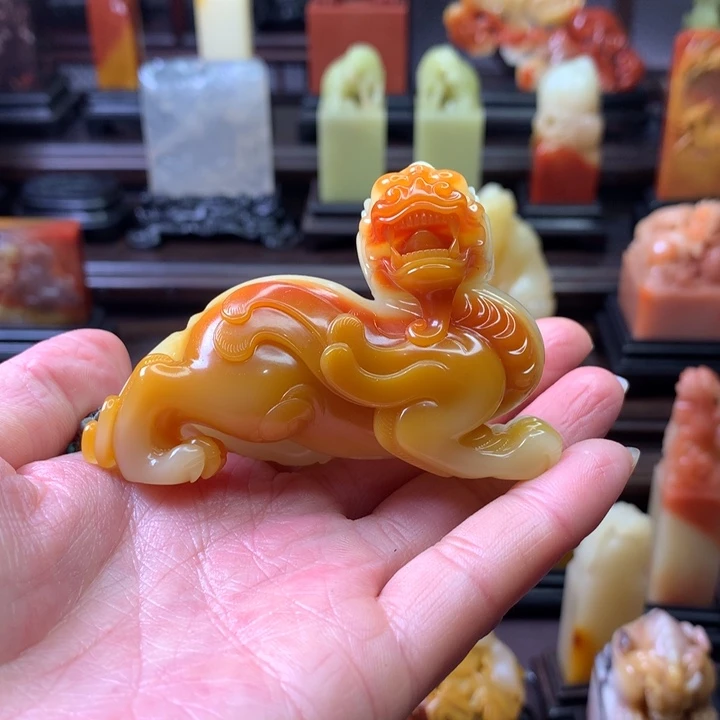 寿山石印石小*寿山石芙蓉