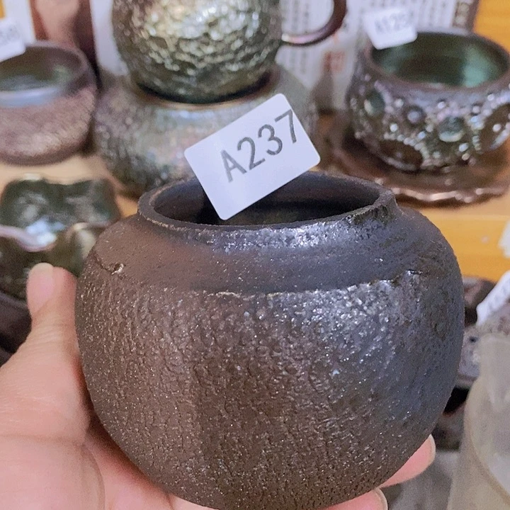 紫砂茶杯柴烧纯手工237