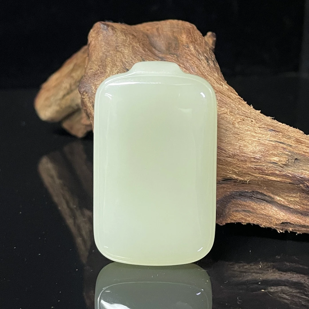 【润家玉】和田玉无事牌吊坠挂件多样性发其一 R146-053