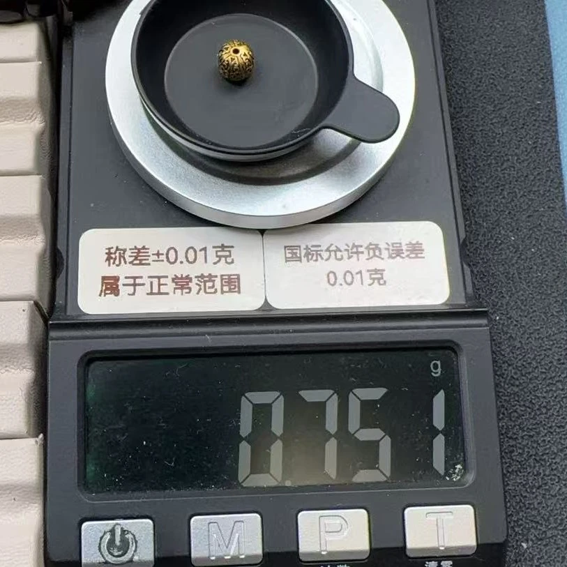 W足金黄金纯金唐草配件