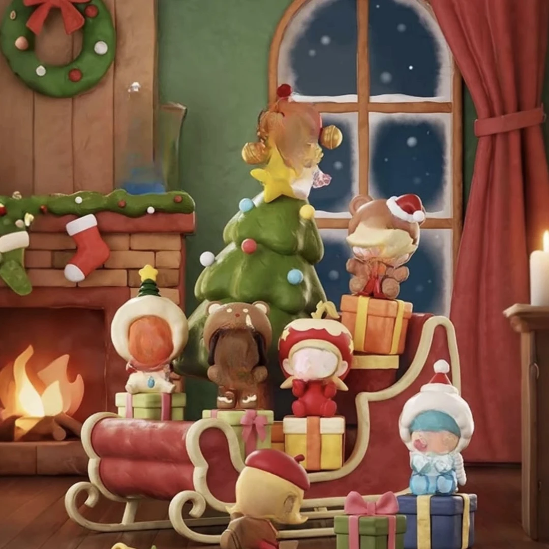 【拆盒】圣诞礼物系列潮玩萌粒盲袋