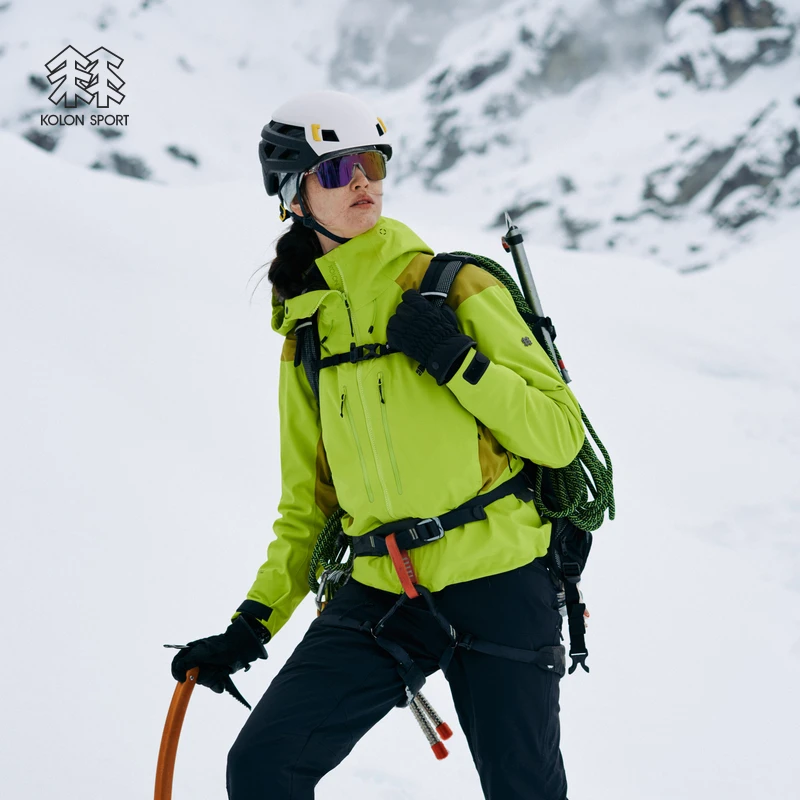 KOLON SPORT可隆X-MENT 冲锋衣1级女士GTX PRO防风透湿防水夹克