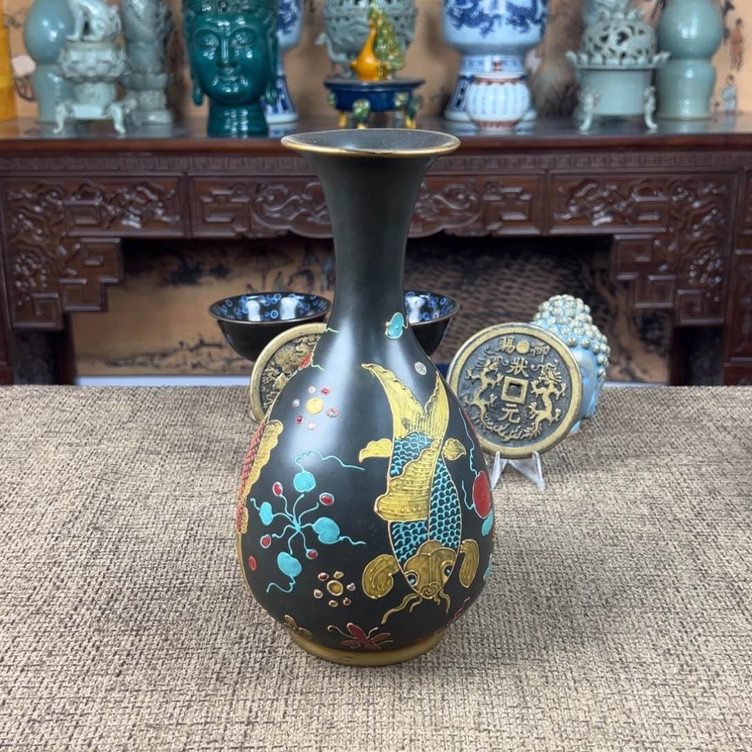 Lao窑瓷直播间开门货陶瓷艺术品正能量开门