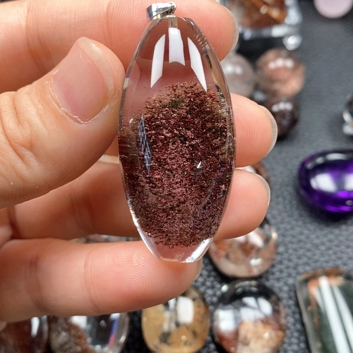 未镶嵌颈饰水晶点***: