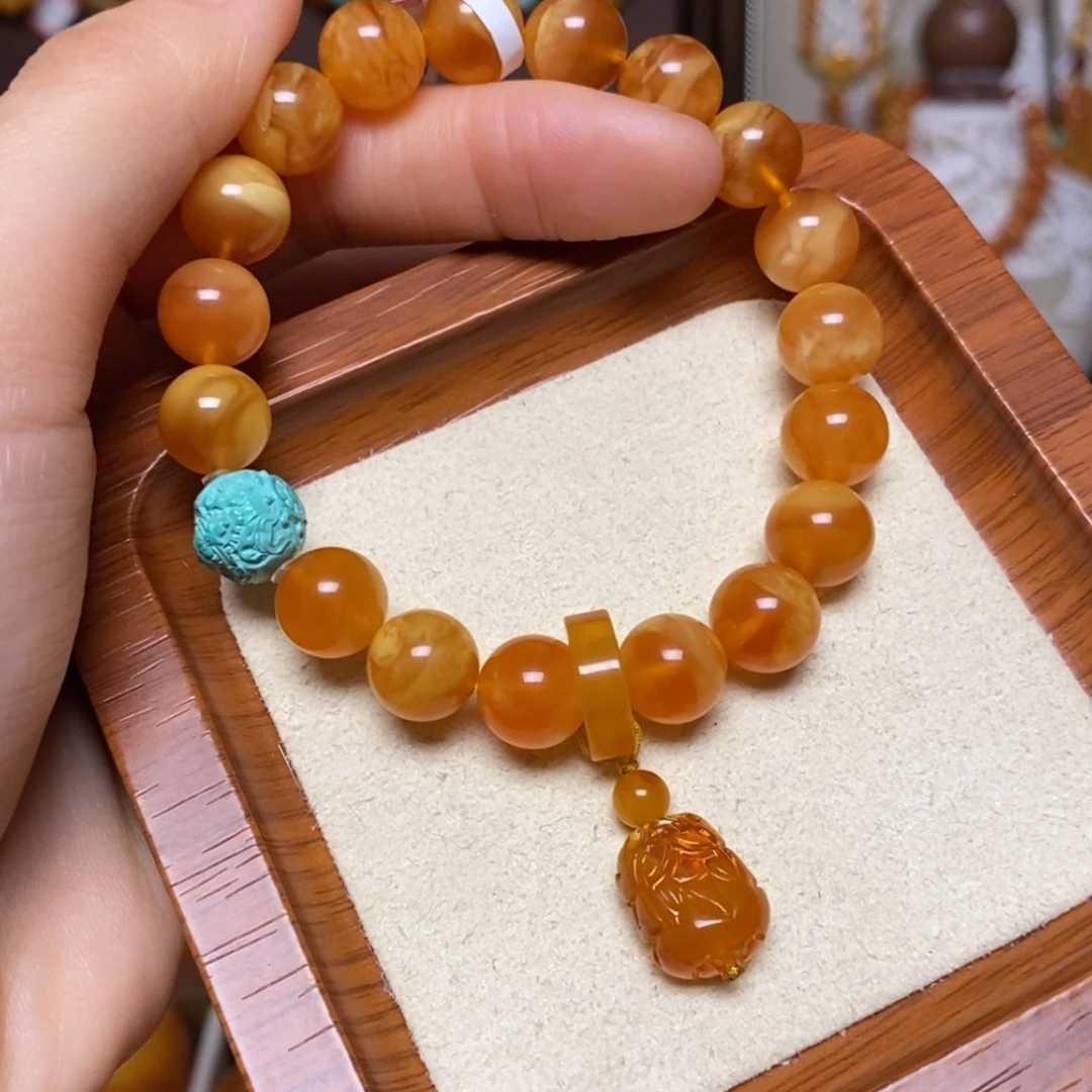 【闪购商品】手链蜜蜡未镶嵌手串
