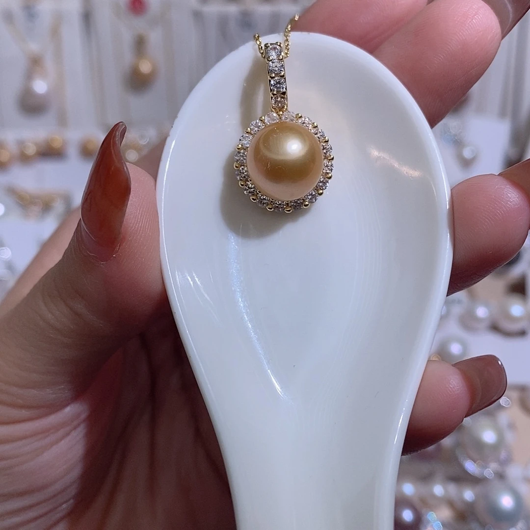 淡水珍珠未镶嵌吊坠(赠链)w11.3