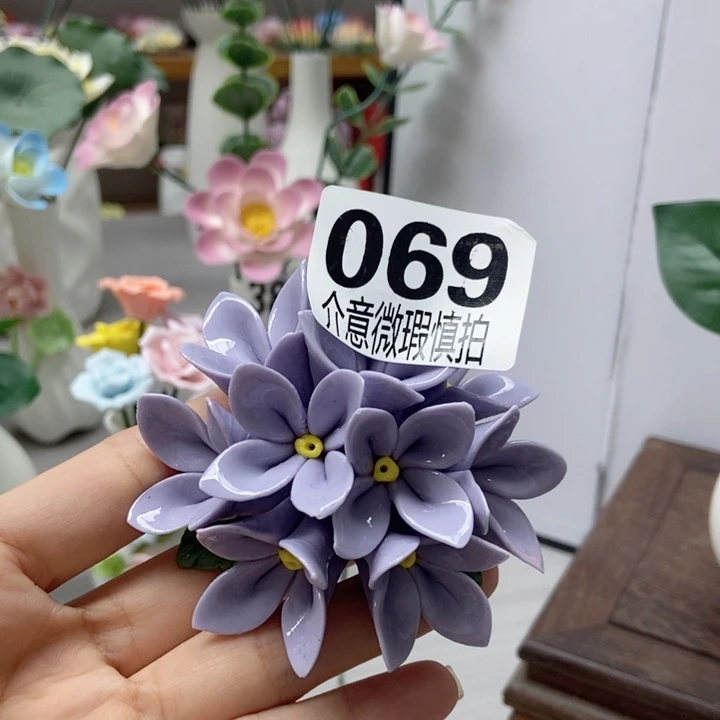 陶瓷手工制作陶瓷花