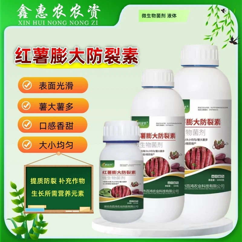 红薯膨大防裂素地瓜芋头专用生根壮苗防畸形提质增产农用叶面肥料