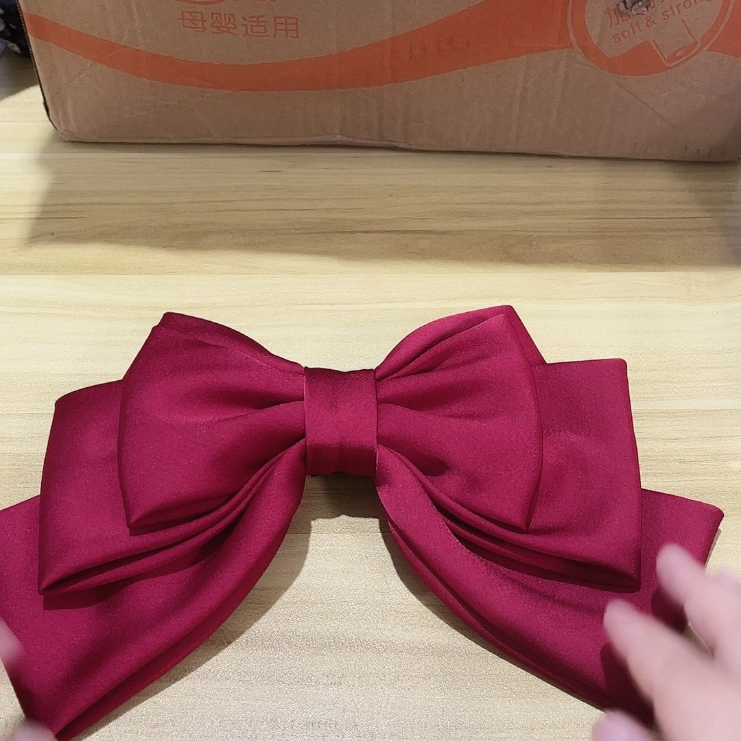 铁合金布艺蝴蝶结发夹