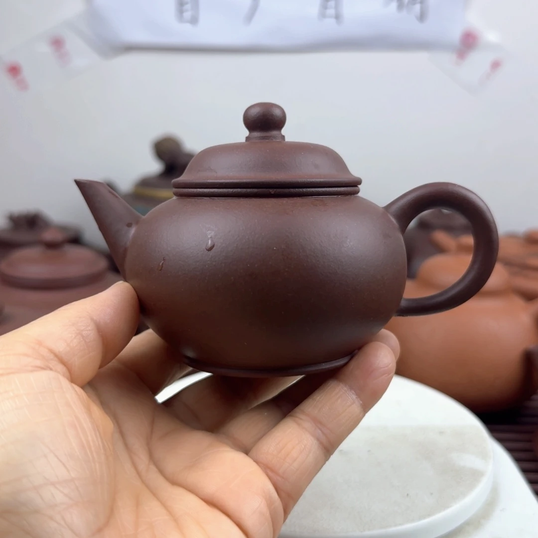 茶壶紫砂160cc水平嫩底槽清