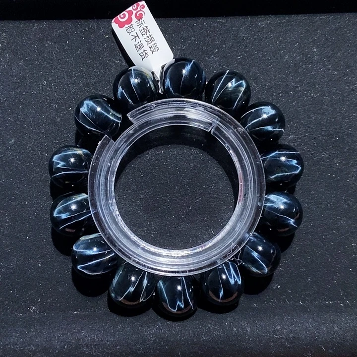 哈***乐木变石（虎睛石）未镶嵌手串