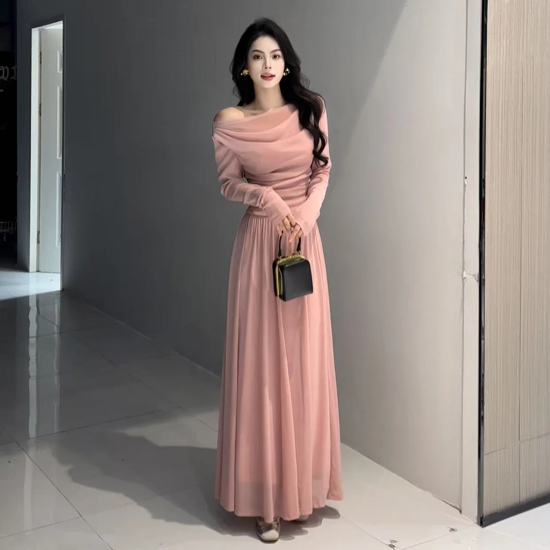 气质显瘦时尚套装穿搭纯色中长款上衣两件套高腰大气女装套装