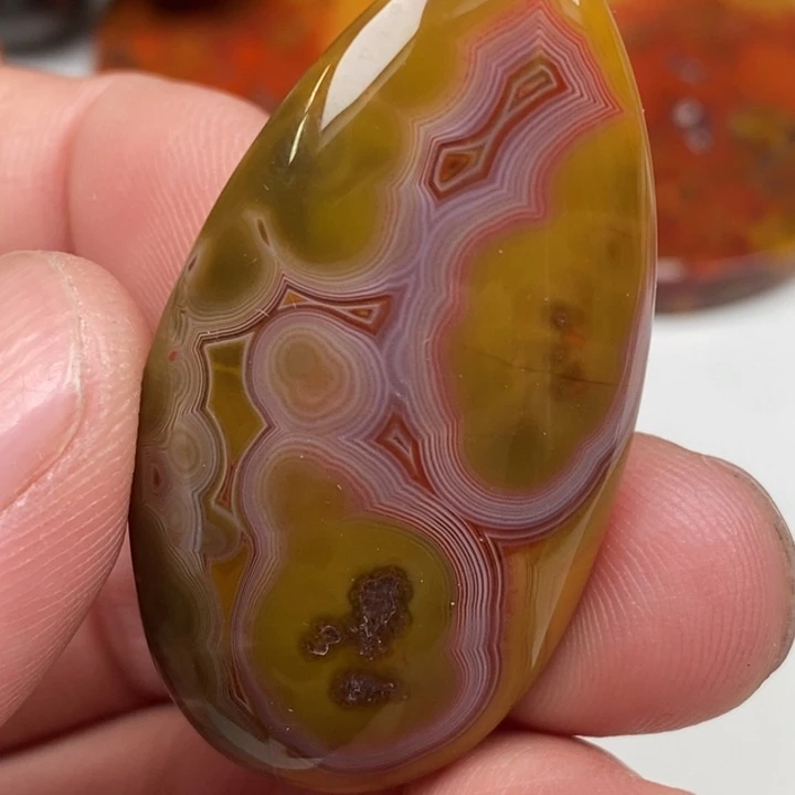 玛瑙/玉髓珠宝奇石未镶嵌清*