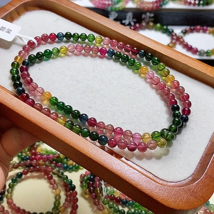 碧玺手链未镶嵌碧玺手链5.7毫米