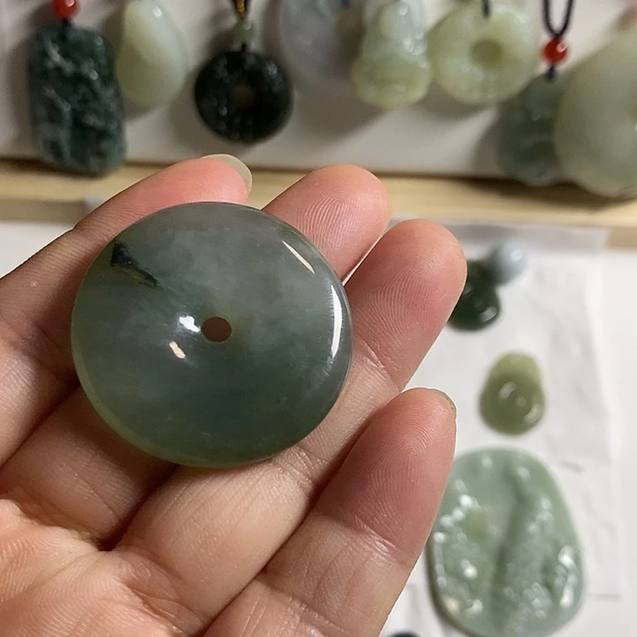 手链琥珀未镶嵌平安扣