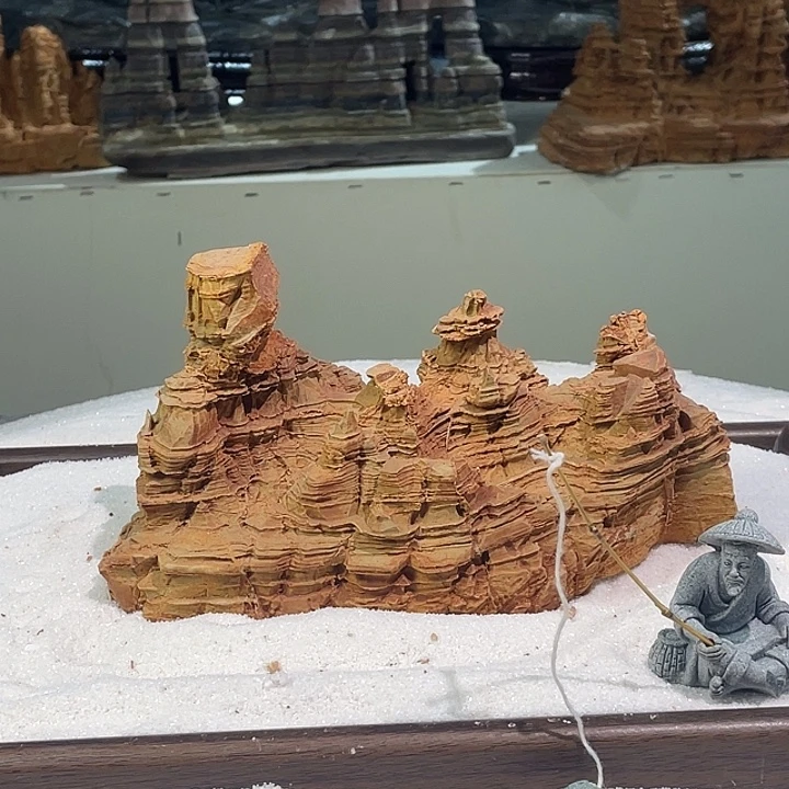 小***哥灵璧山峰石靠山石