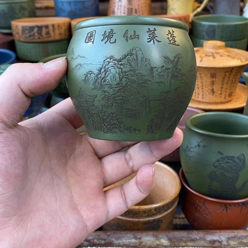 【闪购商品】紫砂杯子宜兴全手工紫砂杯